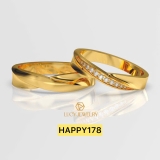 HAPPY178 - Nhẫn cưới thiết kế, nhẫn cưới cao cấp- Lucy Jewelry