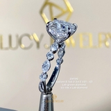 EM196 - Nhẫn cầu hôn, radiant cut, 3 carat - Lucy Jewelry