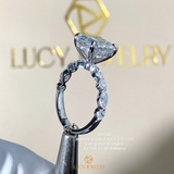 EM196 - Nhẫn cầu hôn, radiant cut, 3 carat - Lucy Jewelry