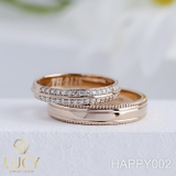 HAPPY002 Nhẫn cưới thiết kế - Lucy Jewelry