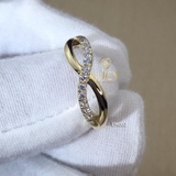 EM002 Nhẫn nữ, nhẫn vàng, nhẫn vô cực, nhẫn thiết kế - Lucy Jewelry
