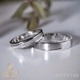 HAPPY149 - Nhẫn cưới thiết kế, nhẫn cưới cao cấp- Lucy Jewelry