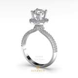 EM209 - Nhẫn cầu hôn, round cut, 6.0mm - Lucy Jewelry