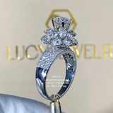 EM213 - Nhẫn cầu hôn, round cut, 7.2mm - Lucy Jewelry