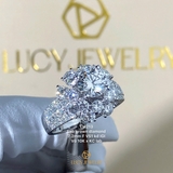 EM213 - Nhẫn cầu hôn, round cut, 7.2mm - Lucy Jewelry