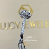 EM214 - Nhẫn cầu hôn, round cut, 7.2mm - Lucy Jewelry