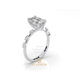 EM216 - Nhẫn cầu hôn, radiant cut, 2.15 carat - Lucy Jewelry