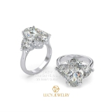 EM217 - Nhẫn cầu hôn, oval cut, 5.17 carat - Lucy Jewelry