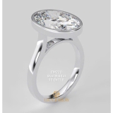 EM220 - Nhẫn cầu hôn, oval cut, 9.64 carat - Lucy Jewelry