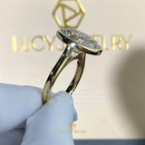EM220 - Nhẫn cầu hôn, oval cut, 9.64 carat - Lucy Jewelry