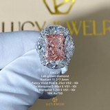 EM221 - Nhẫn cầu hôn, radiant cut, 4.2 carat - Lucy Jewelry