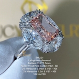 EM221 - Nhẫn cầu hôn, radiant cut, 4.2 carat - Lucy Jewelry