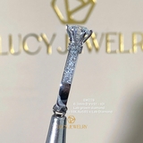 EM228 - Nhẫn cầu hôn, round cut, 6.3mm - Lucy Jewelry