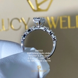 EM233 - Nhẫn cầu hôn, asscher cut, 0.5 carat - Lucy Jewelry