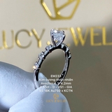 EM233 - Nhẫn cầu hôn, asscher cut, 0.5 carat - Lucy Jewelry