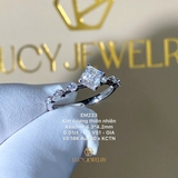 EM233 - Nhẫn cầu hôn, asscher cut, 0.5 carat - Lucy Jewelry