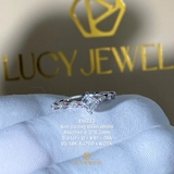 EM233 - Nhẫn cầu hôn, asscher cut, 0.5 carat - Lucy Jewelry