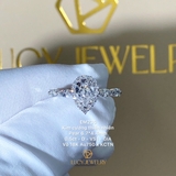 EM235 - Nhẫn cầu hôn, pear cut, 0.5 carat - Lucy Jewelry
