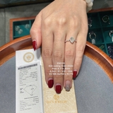 EM235 - Nhẫn cầu hôn, pear cut, 0.5 carat - Lucy Jewelry