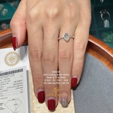 EM235 - Nhẫn cầu hôn, pear cut, 0.5 carat - Lucy Jewelry