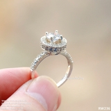 Nhẫn bạc nữ đẹp bạc lucy - RW236 (hàng order)