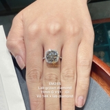 EM245 - Nhẫn cầu hôn, round cut, 11mm - Lucy Jewelry