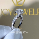 EM250 - Nhẫn cầu hôn, round cut, 6.0mm - Lucy Jewelry