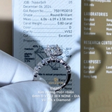 EM250 - Nhẫn cầu hôn, round cut, 6.0mm - Lucy Jewelry