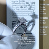 EM250 - Nhẫn cầu hôn, round cut, 6.0mm - Lucy Jewelry