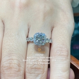 EM250 - Nhẫn cầu hôn, round cut, 6.0mm - Lucy Jewelry