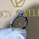 EM251 - Nhẫn cầu hôn, round cut, 5.4mm - Lucy Jewelry
