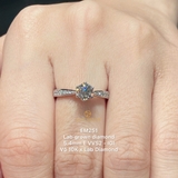 EM251 - Nhẫn cầu hôn, round cut, 5.4mm - Lucy Jewelry