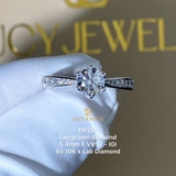 EM251 - Nhẫn cầu hôn, round cut, 5.4mm - Lucy Jewelry