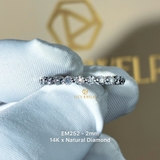 EM252 - Nhẫn full đá 2.0mm, nhẫn nữ thiết kế - Lucy Jewelry
