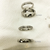 NCPT026 Nhẫn cưới bạch kim cao cấp Platinum 90% PT900 - Lucy Jewelry