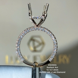 EM260A - Nhẫn cầu hôn, radiant cut, 4.0 carat - Lucy Jewelry