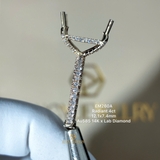 EM260A - Nhẫn cầu hôn, radiant cut, 4.0 carat - Lucy Jewelry