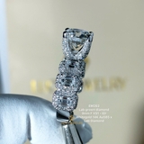 EM263 - Nhẫn cầu hôn, round cut, 9.0mm - Lucy Jewelry