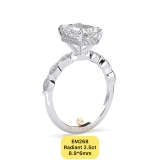 EM268 - Nhẫn cầu hôn, radiant cut, 2.5 carat - Lucy Jewelry