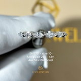 EM270 - Nhẫn full đá marquise, nhẫn vàng nữ, nhẫn thiết kế - Lucy Jewelry