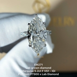 EM271 - Nhẫn cầu hôn, marquise cut, 5.2 carat - Lucy Jewelry