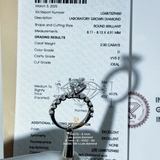 EM272 - Nhẫn cầu hôn, round cut, 8.1mm - Lucy Jewelry