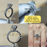EM272 - Nhẫn cầu hôn, round cut, 8.1mm - Lucy Jewelry
