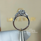 EM287 - Nhẫn cầu hôn, oval cut, 1.5 carat - Lucy Jewelry
