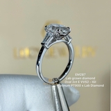 EM287 - Nhẫn cầu hôn, oval cut, 1.5 carat - Lucy Jewelry