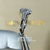 EM287 - Nhẫn cầu hôn, oval cut, 1.5 carat - Lucy Jewelry