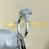 EM287 - Nhẫn cầu hôn, oval cut, 1.5 carat - Lucy Jewelry