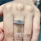 EM289 - Nhẫn cầu hôn, round cut, 6.8mm - Lucy Jewelry