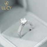 Nhẫn nữ bạc đẹp đá cao  - RW290