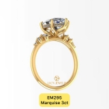 EM295 - Nhẫn cầu hôn, marquise cut, 3.02 carat - Lucy Jewelry